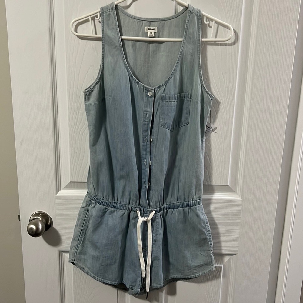 Denim Romper
